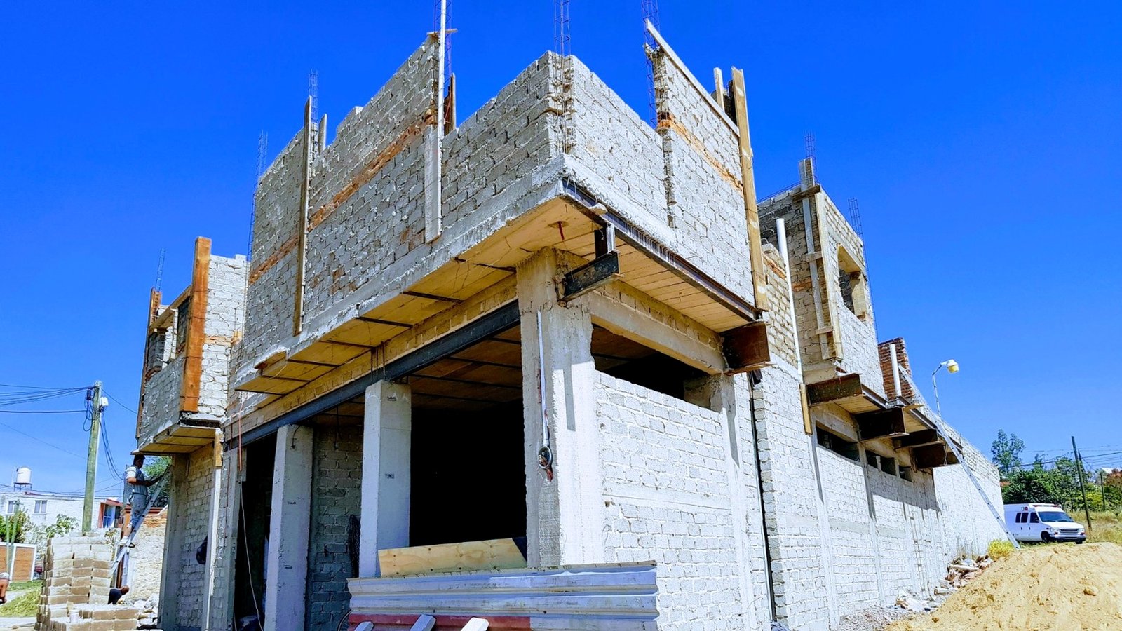 Construcción residencial en proceso